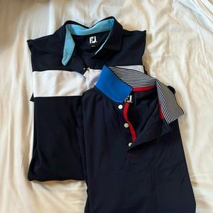 2 xl foot joy golf shirts